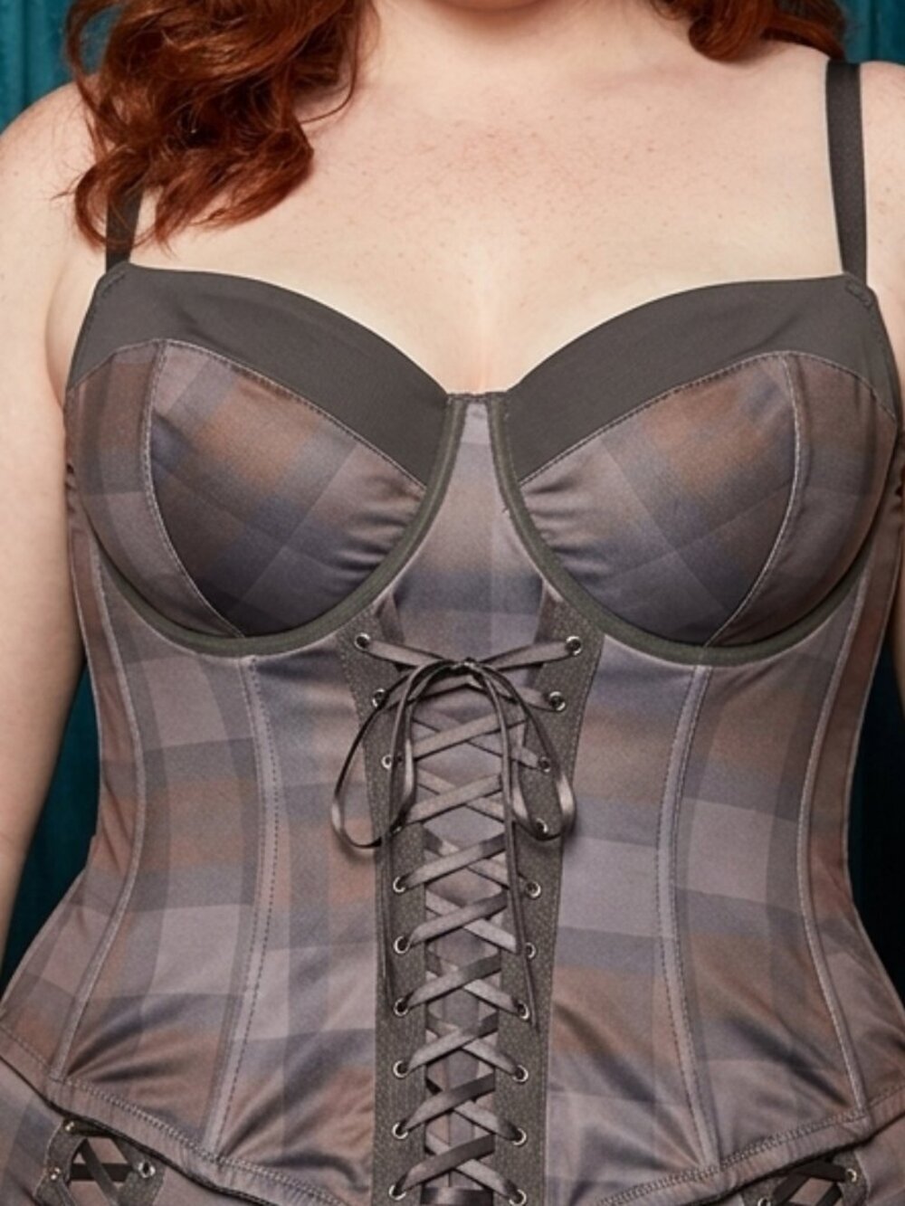 Outlander x Torrid | Rare Limited Edition Plaid Lace-Up Corset / Size 2 (18/20)